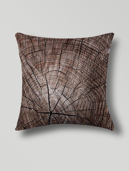 brown polyester digital printed cushion cover - 1276792 - Standard Image - 1
