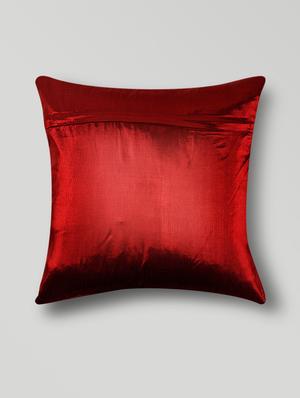 red lurex plain glitter cushion cover - 1276856 - Standard Image - 2