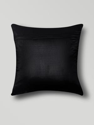 black lurex plain glitter cushion cover - 1276857 - Standard Image - 2