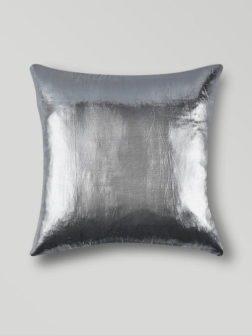 silver lurex plain glitter cushion cover - 1276859 - Standard Image - 1