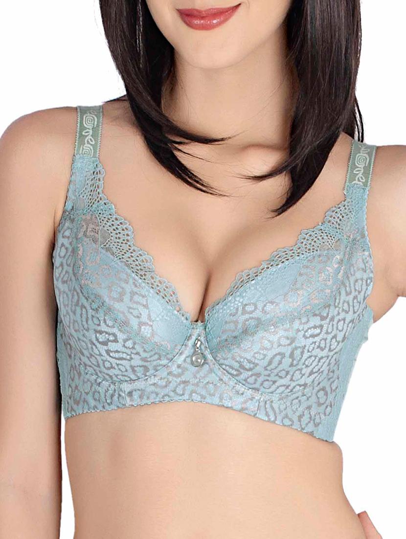 light blue nylon push up bra - 12777755 - Zoom Image - 1