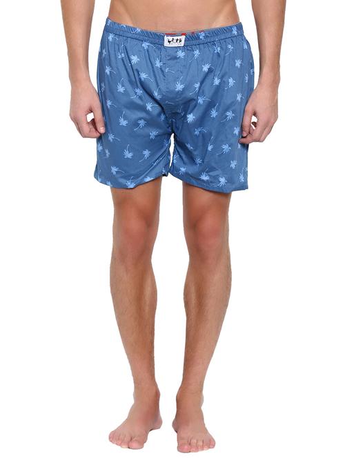 blue cotton boxer - 12777768 - Standard Image - 1