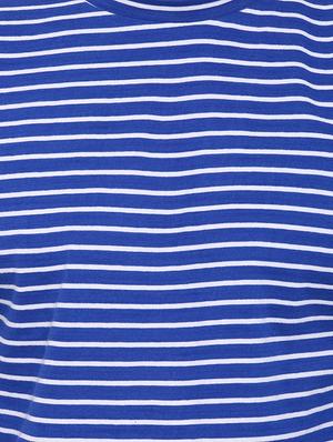 dark blue cotton striped t-shirt - 12778228 - Standard Image - 4