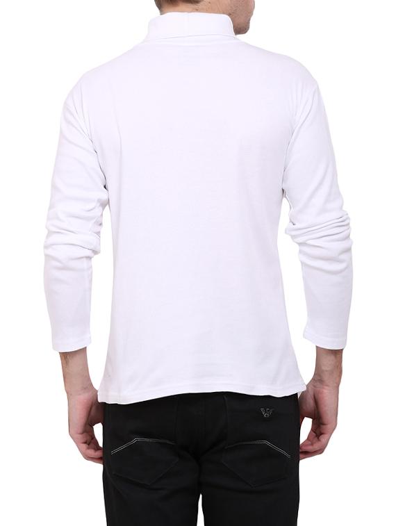 white cotton tshirt - 12778231 - Zoom Image - 3