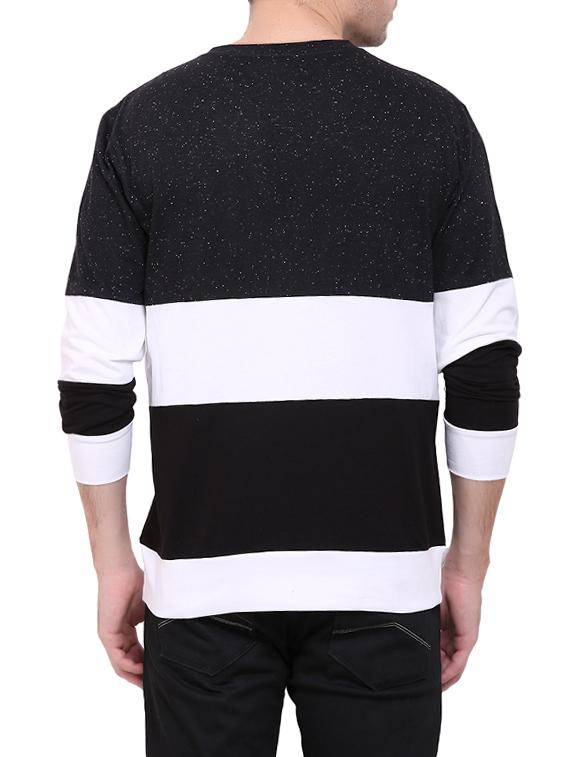 monochrome color block t-shirt - 12778237 - Zoom Image - 3