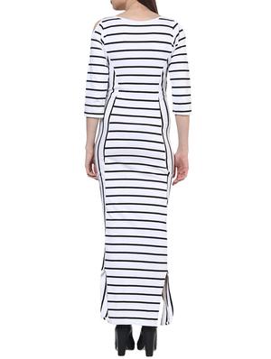 cold shoulder maxi dress - 12779494 - Standard Image - 2