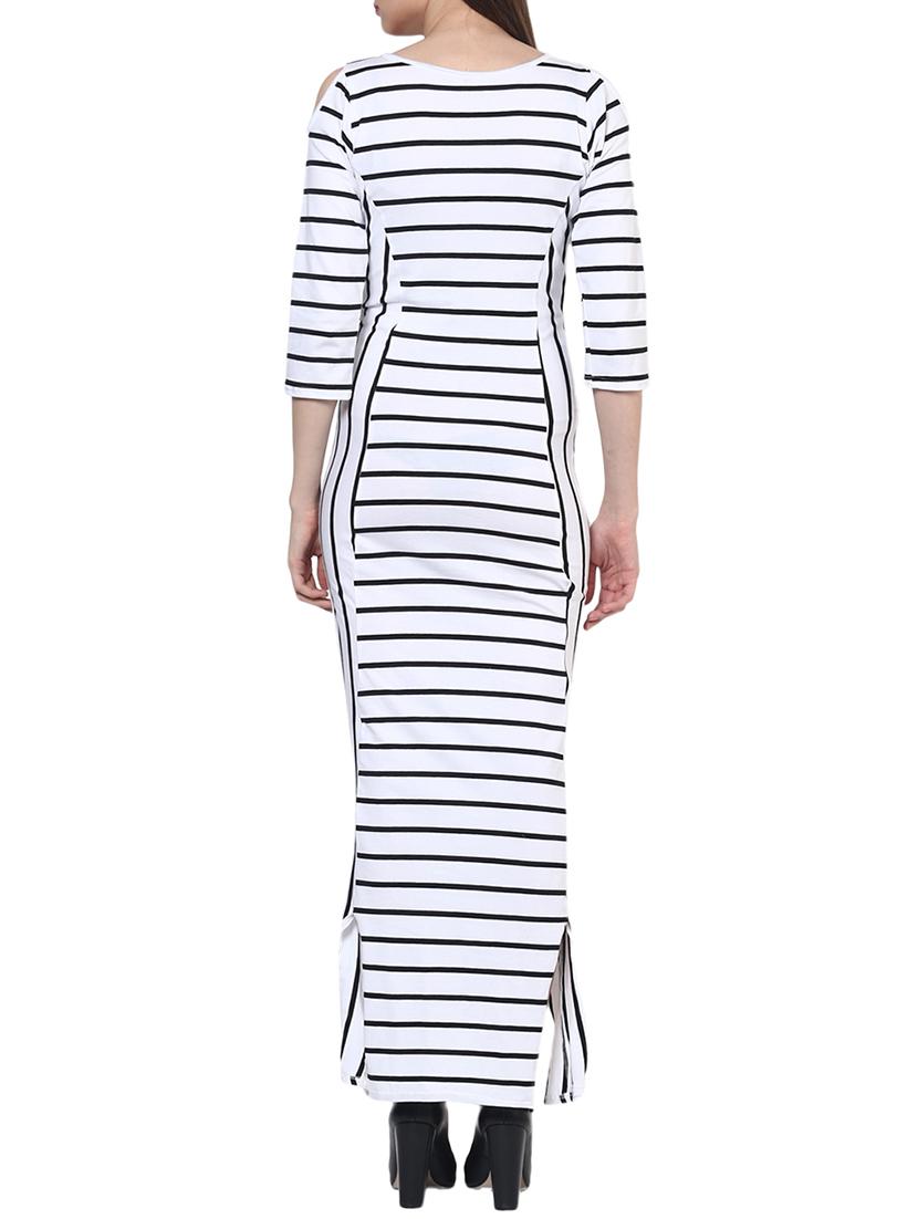 cold shoulder maxi dress - 12779494 - Zoom Image - 2