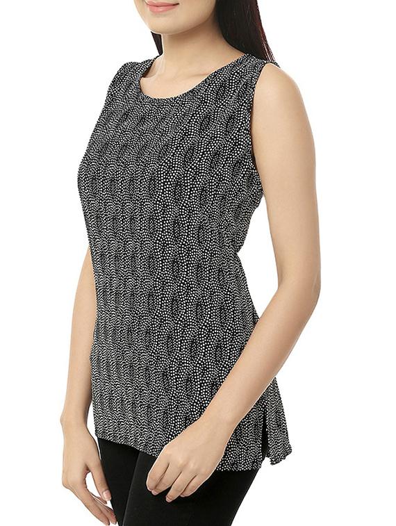 black printed top - 12782749 - Zoom Image - 2