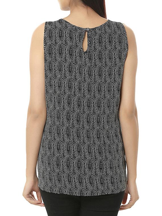 black printed top - 12782749 - Zoom Image - 3
