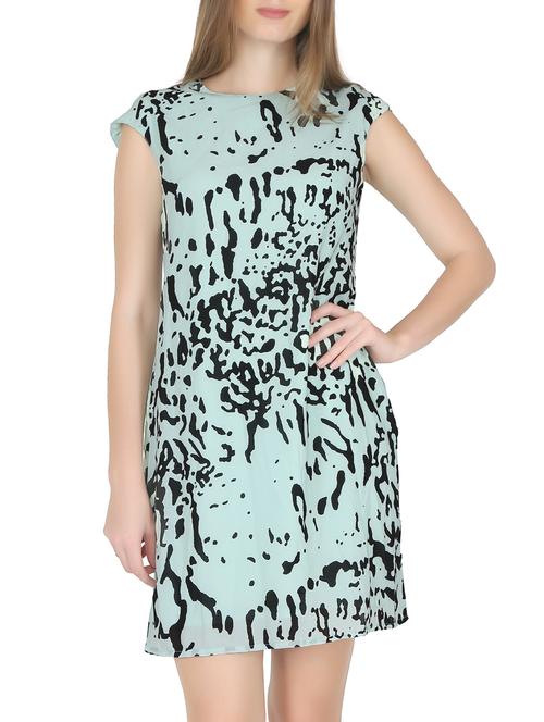 green printed dress - 12783635 - Very Small Image - 1