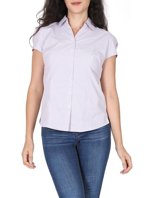 white polyester shirt - 12786044 - Standard Image - 1