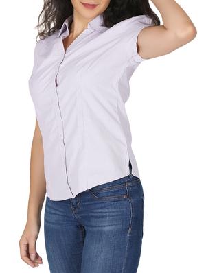 white polyester shirt - 12786044 - Standard Image - 2