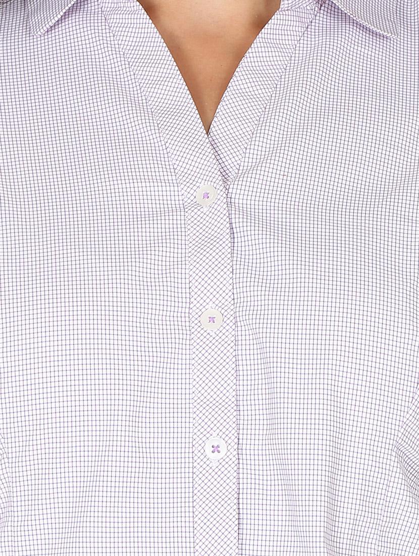 white polyester shirt - 12786044 - Zoom Image - 4