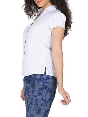 white polyester shirt - 12786046 - Standard Image - 2