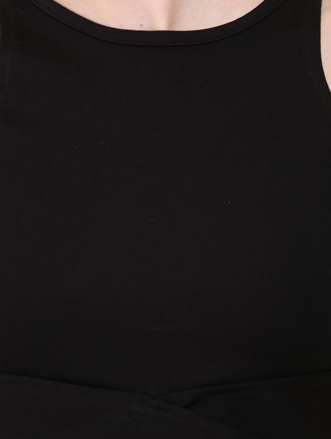 cross over hem crop top - 12786281 - Zoom Image - 4