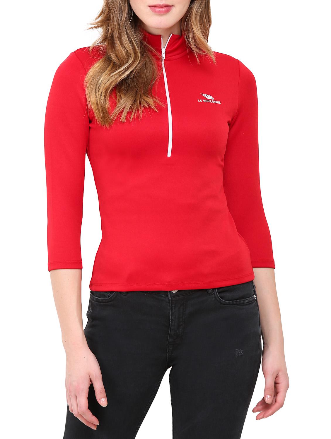 solid red cotton tee - 12786289 - Zoom Image - 1