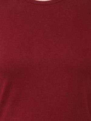 cold shoulder solid top - 12786298 - Standard Image - 4