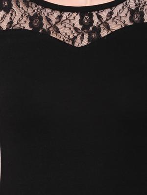 lace panel solid top - 12786302 - Standard Image - 4