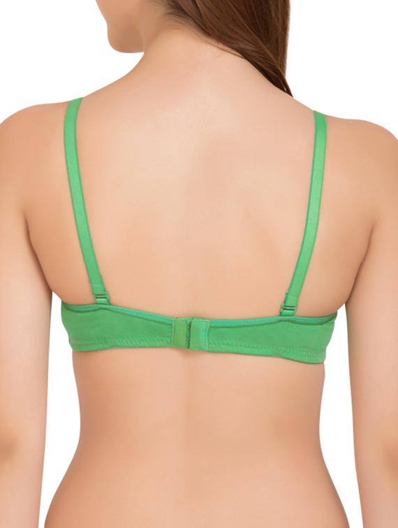 set of 2 green cotton bras - 12786893 - Zoom Image - 4