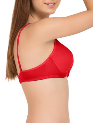 set of 2 red cotton bras - 12786895 - Standard Image - 3