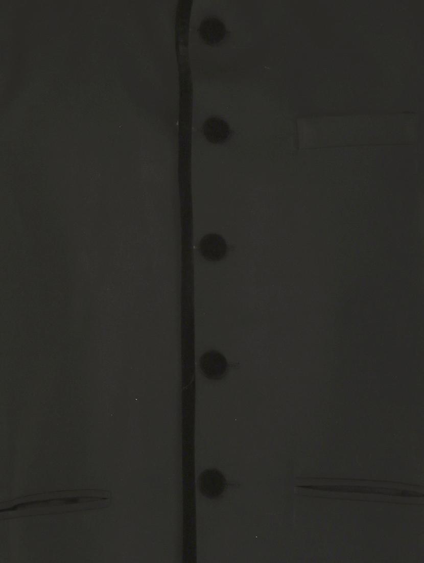 black cotton nehru jacket - 12787136 - Zoom Image - 3