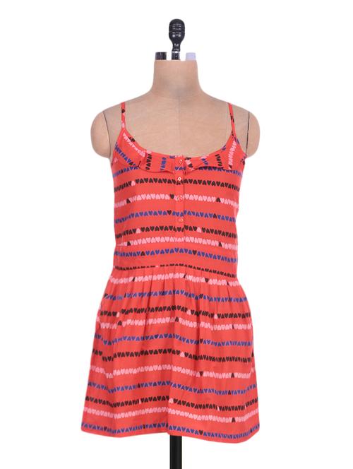 frill trim cami neck flared dress - 1278744 - Standard Image - 1