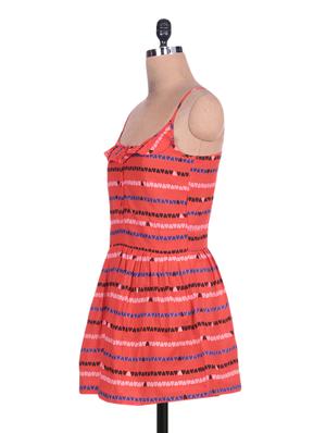 frill trim cami neck flared dress - 1278744 - Standard Image - 2