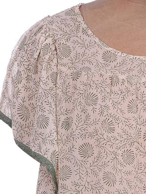 lace trim bat wing sleeved top - 1278747 - Standard Image - 4