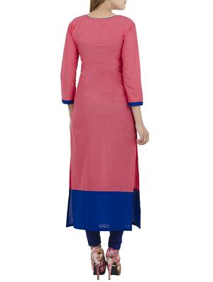 embroidered straight kurta - 12787548 - Standard Image - 3