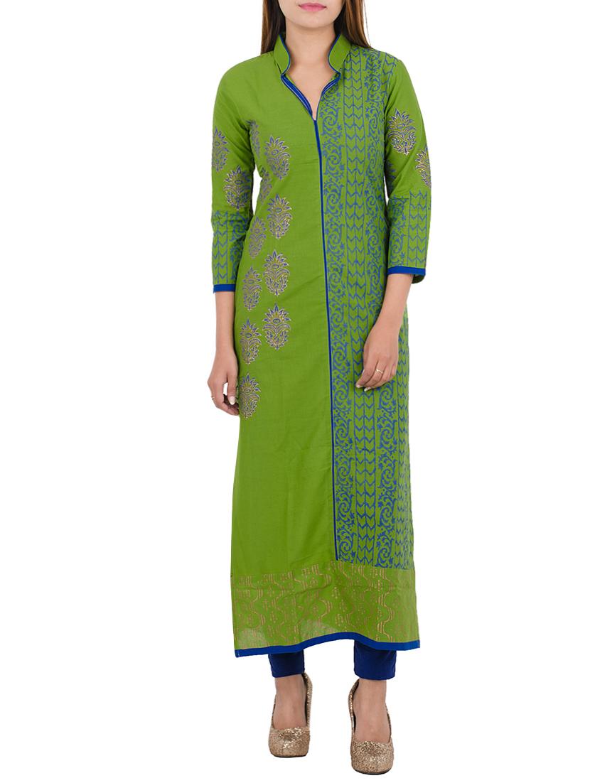 printed long kurta