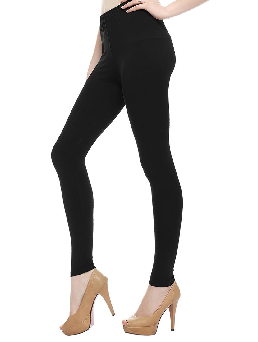 set of 2 multi colored cotton leggings - 12787576 - Zoom Image - 3