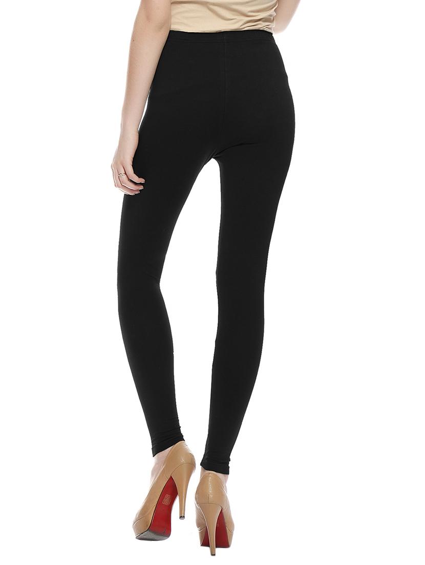 set of 2 multi colored cotton leggings - 12787576 - Zoom Image - 4
