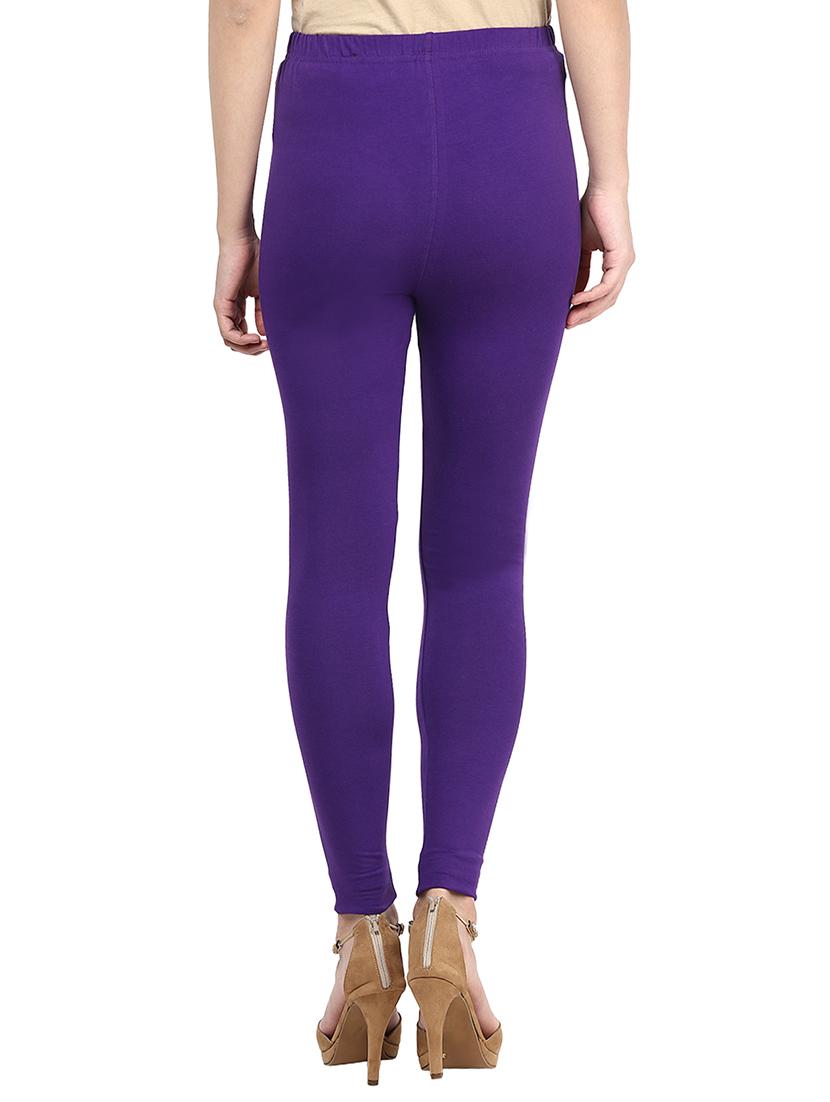 set of 2 multi colored cotton leggings - 12787692 - Zoom Image - 7