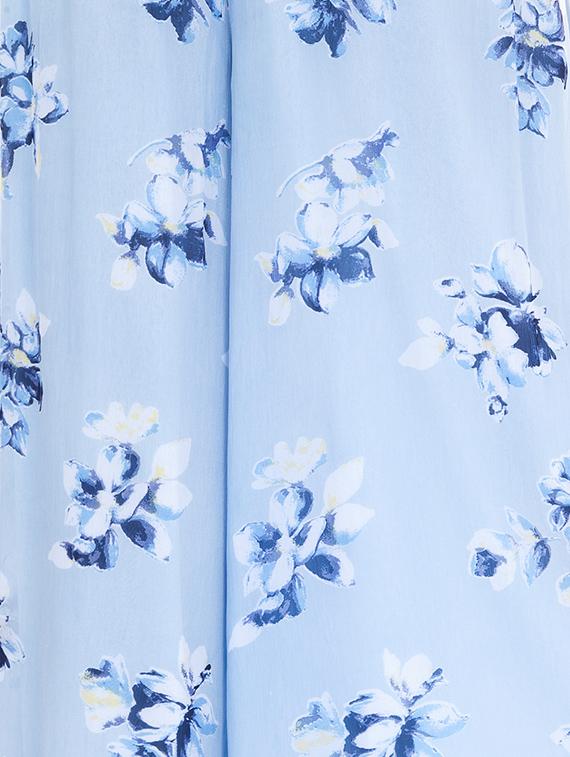 light blue chiffon palazzos - 12787974 - Zoom Image - 4