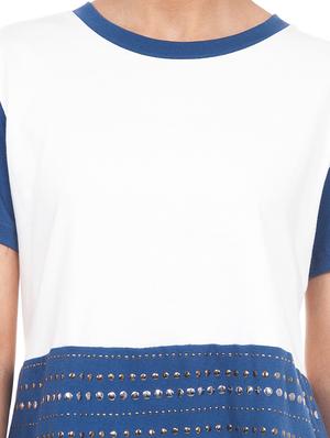 white cotton straight tee - 12787979 - Standard Image - 4