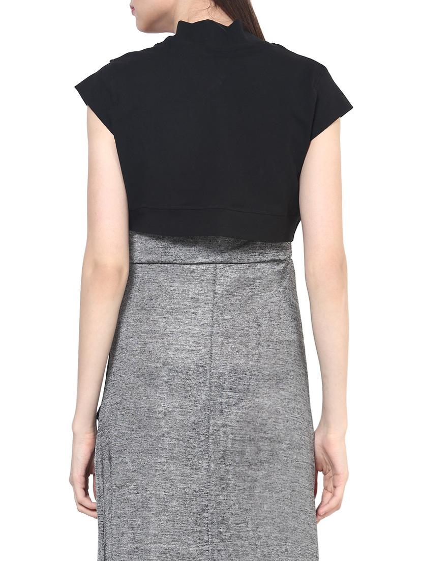 black jersey short shrug - 12788617 - Zoom Image - 3