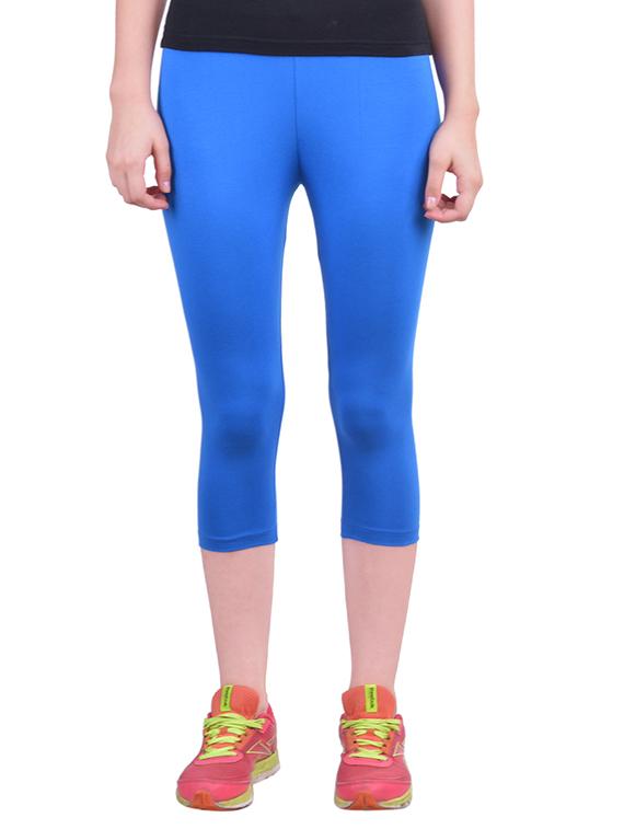 blue cotton capri legging - 12793283 - Zoom Image - 1