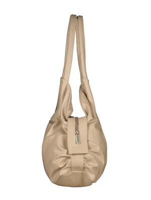 beige leatherette handbag - 12793953 - Standard Image - 4