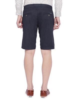 navy blue cotton shorts - 12794052 - Standard Image - 3