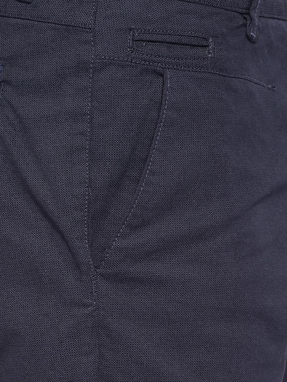 navy blue cotton shorts - 12794052 - Zoom Image - 4