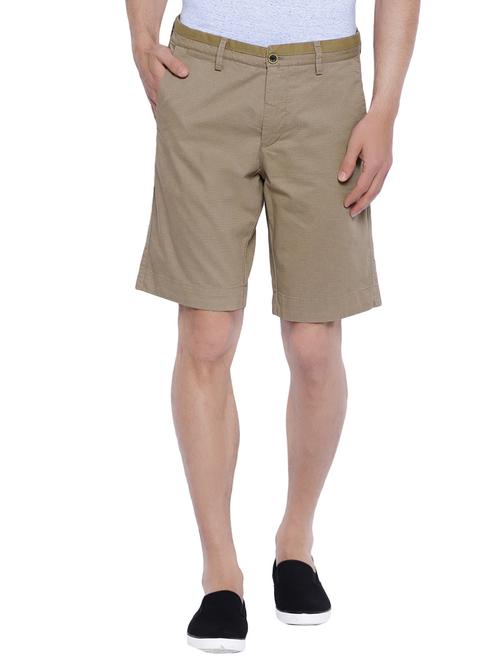 brown cotton shorts - 12794053 - Standard Image - 1