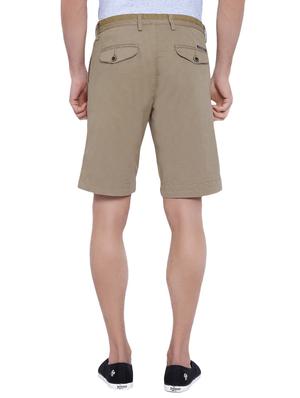 brown cotton shorts - 12794053 - Standard Image - 3