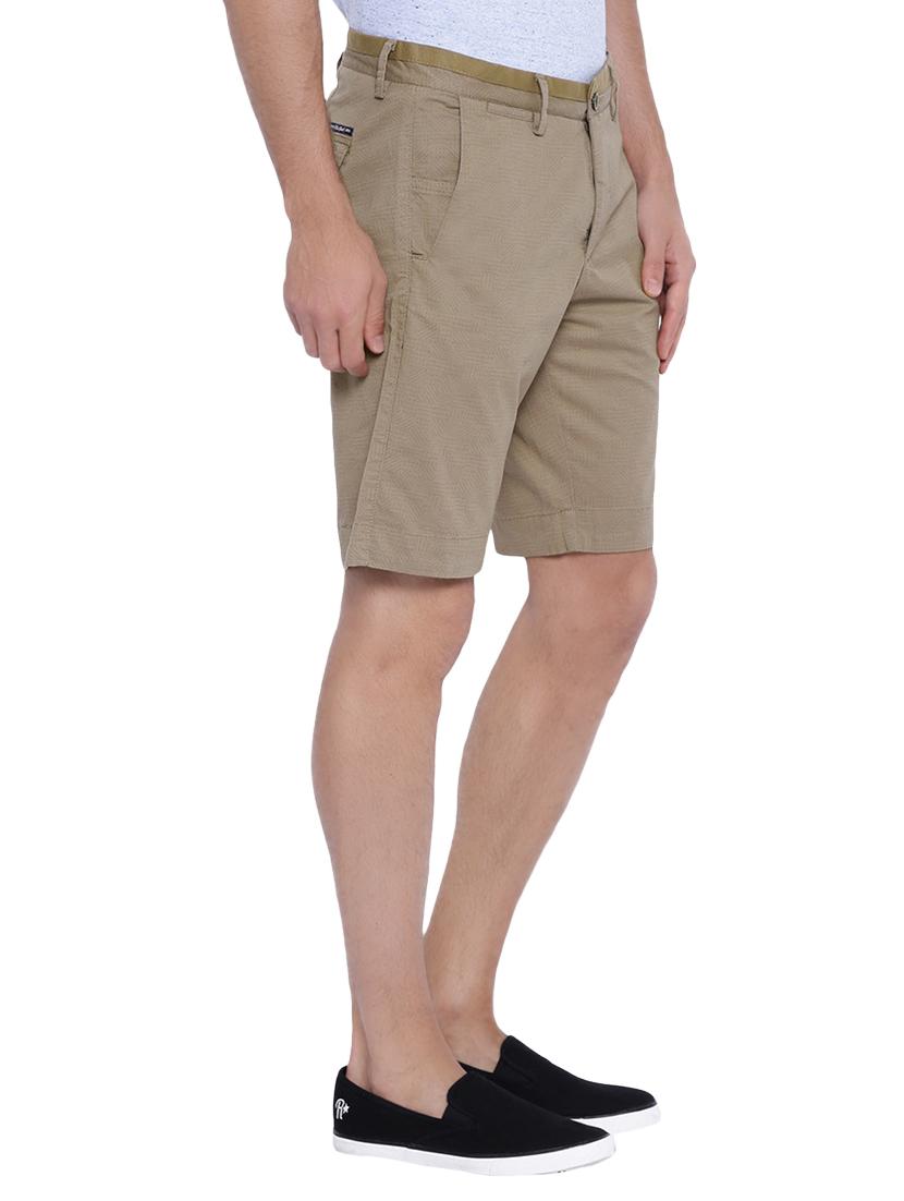 brown cotton shorts - 12794053 - Zoom Image - 2