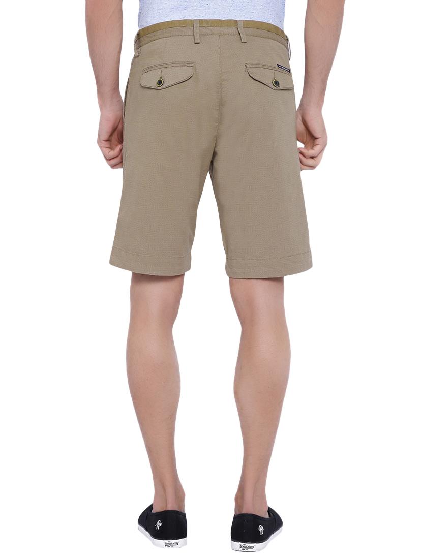 brown cotton shorts - 12794053 - Zoom Image - 3