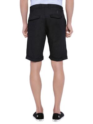 black cotton shorts - 12794055 - Standard Image - 3