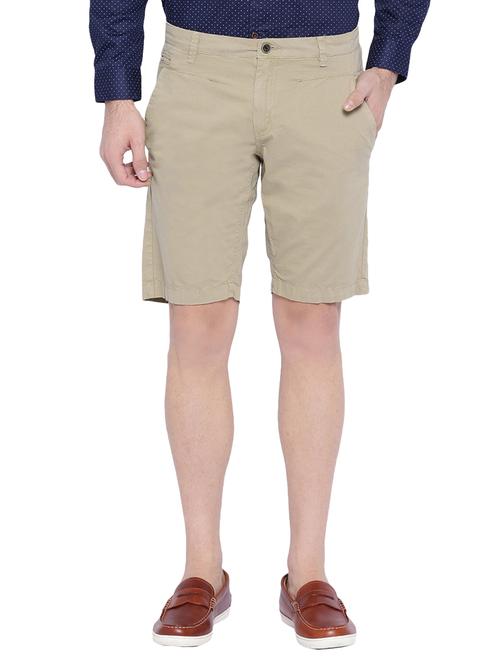 brown cotton shorts - 12794057 - Standard Image - 1