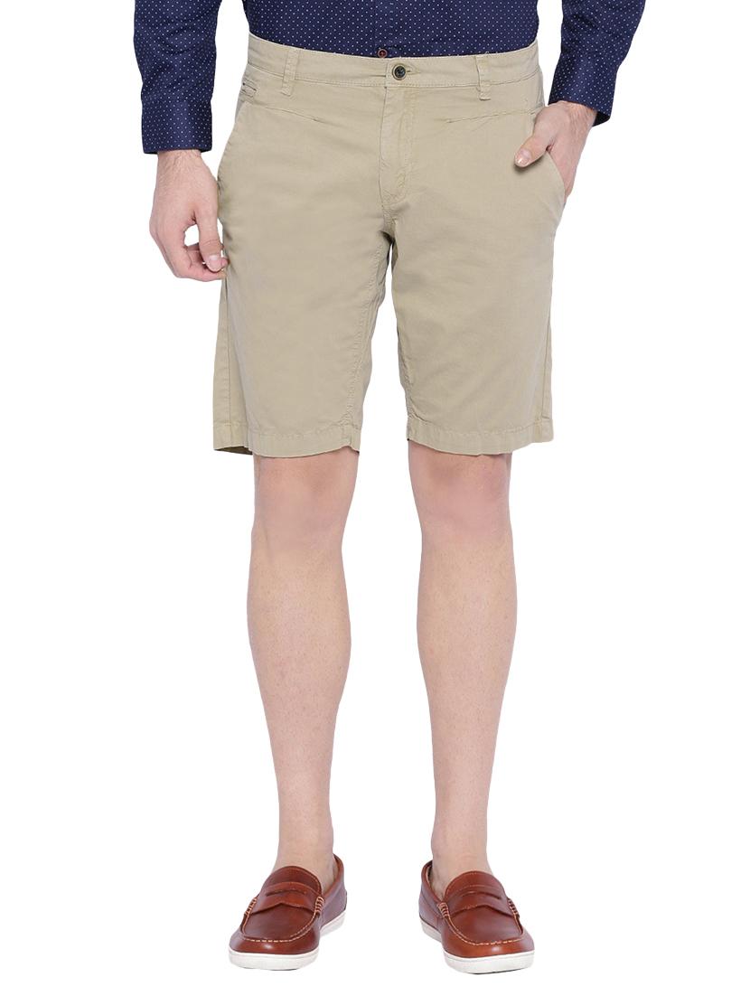 brown cotton shorts - 12794057 - Zoom Image - 1