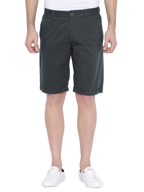 black cotton shorts - 12794059 - Standard Image - 1