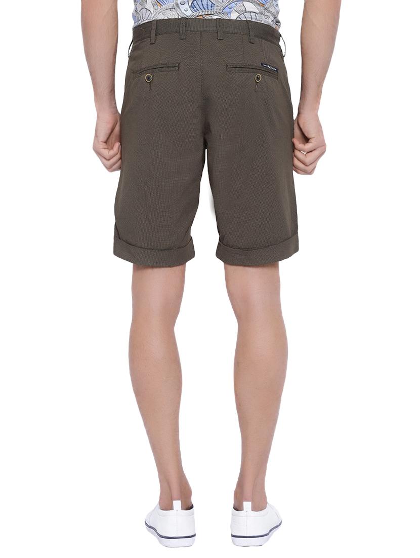 brown cotton shorts - 12794060 - Zoom Image - 3