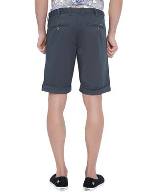 navy blue cotton shorts - 12794061 - Standard Image - 3